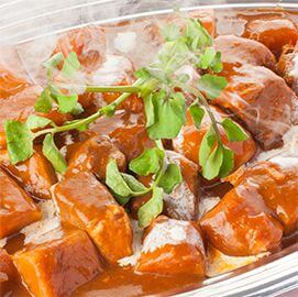 熱々の料理